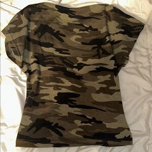 Tan Fitted Short Sleeve T-Shirt